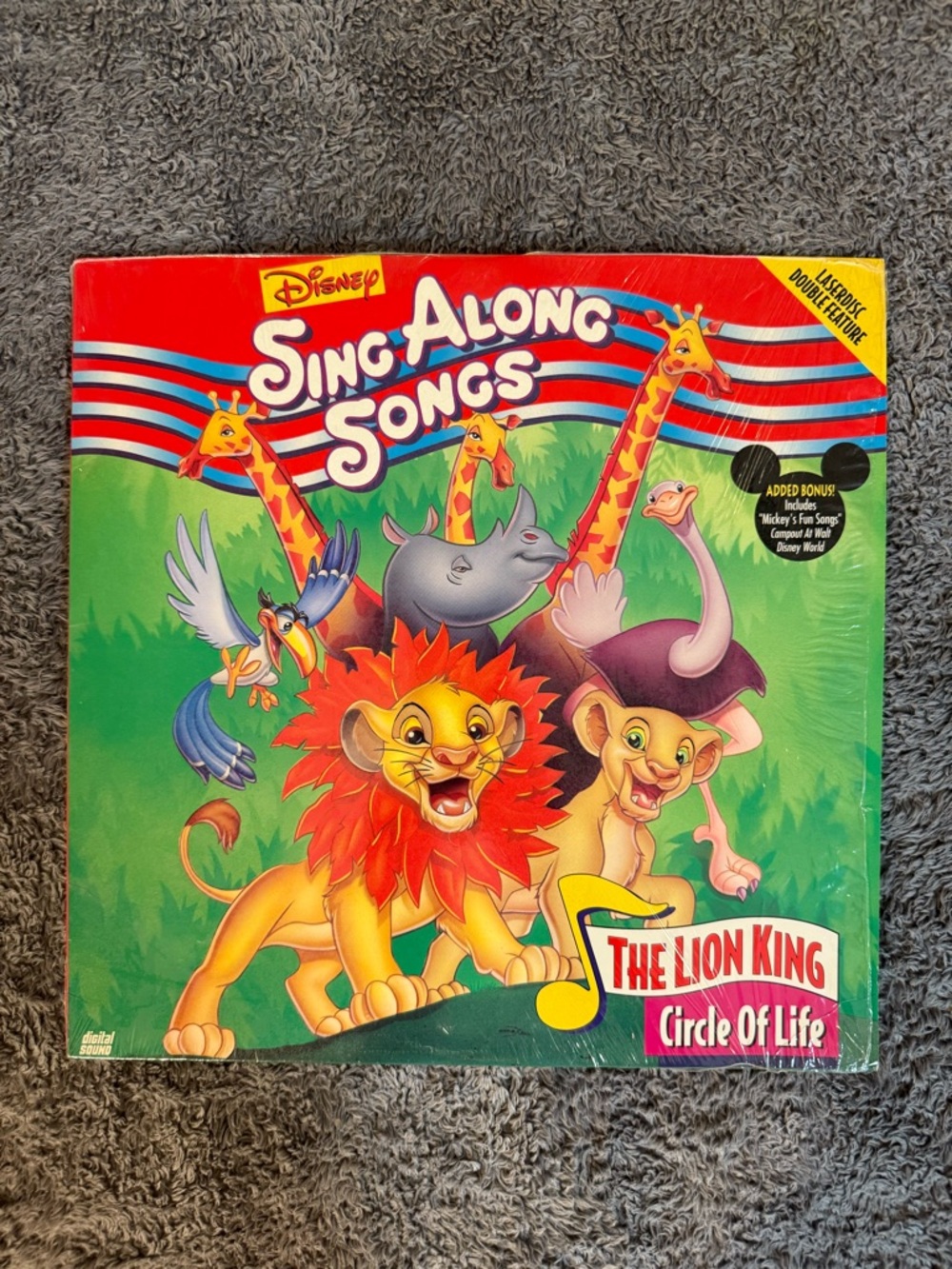Disney Sing-Along Songs The Lion King — LaserDisc